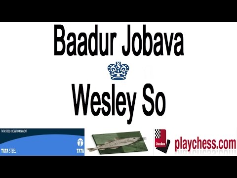 ♚ Baadur Jobava vs Wesley So (Stockfish 5 Engine Kibitzer) All The Right Moves Tata Steel 2015