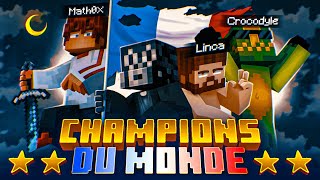 CHAMPIONS DU MONDE DE MINECRAFT !! (ft @MathoX @Li