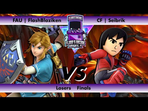 Flynn's Arcade 087 Losers Final - FAU | FlashBlaziken (Link) VS CF | Seibrik (Mii Brawler) SSBU 2023