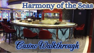 Inside the Harmony of the Seas Casino 🎲 | Full Walkthrough + Game Previews (Smoking & Non-Smoking)