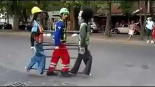 Bad Michael jackson dance with puppets