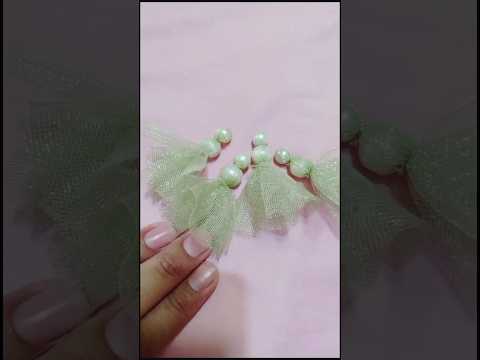 beautiful fabric Latkan #latkan #diy #craft #shorts #shortfeed #sleevsdesign #india #handmade #viral