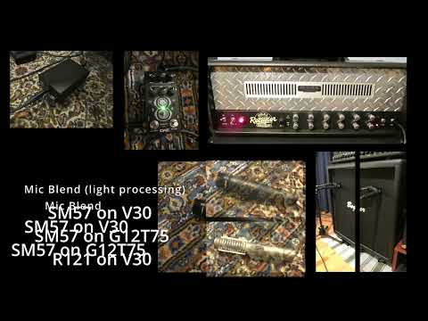 Microphone Shootout on Bogner Ubercab (SM57, MD421, PR20, R121)