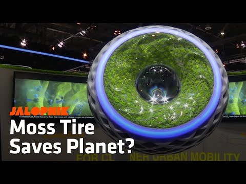 Could Goodyear's Moss Tire Save the Planet? | Geneva Motor Show 2018