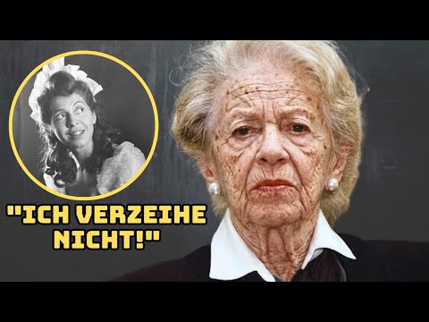 Shortly before her death, Inge Meysel revealed three names she would never forgive.