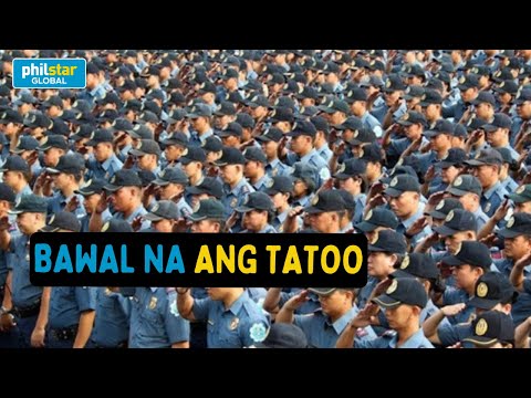 Tattoo na hindi maitago, pinabura ng PNP