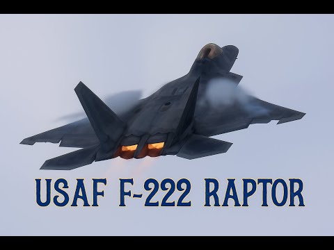 Lockheed Martin F-22 Raptor Tears Through the Sky at the Stuart Air Show!