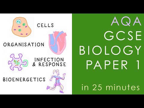 All of AQA BIOLOGY Paper 1 in 25 minutes - GCSE Science Revision