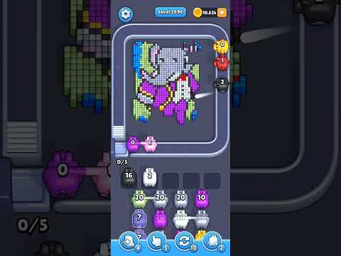 Pixel Flow Level 2696 Walkthrough