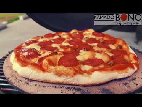 Kepsninė KAMADO BONO MEDIA 52cm raudona su 6 priedais video