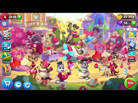 Fishdom 6685 Hard Level - 17 moves - NO BooSTERS