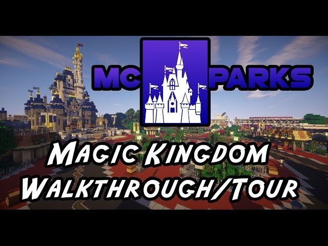 Mcparks Walt Disney World Disneyland Universal Orlando Resort Tokyo Disney Resort Disneyland Paris Busch Gardens Tampa And More In Minecraft Minecraft Server
