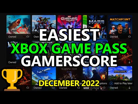 Easiest Xbox Game Pass Games for Gamerscore & Achievements - Updated for December 2022
