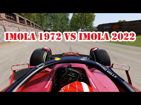 Lap Around Imola 1972 vs 2022