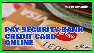 Pay Security Bank Credit Card through Security Savings Account
