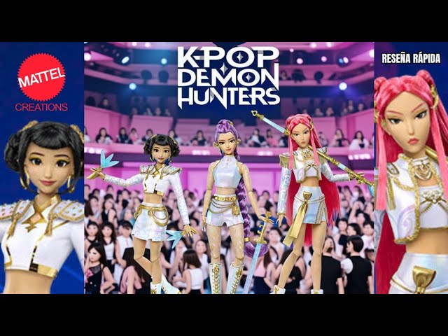 Vídeo relacionado con Mattel Las guerreras K-Pop Figura con Accesorio y Tarjeta, Juguete Coleccionable de 8,9 cm de los Personajes Favoritos de la película (los Estilos Pueden Variar), JRN50