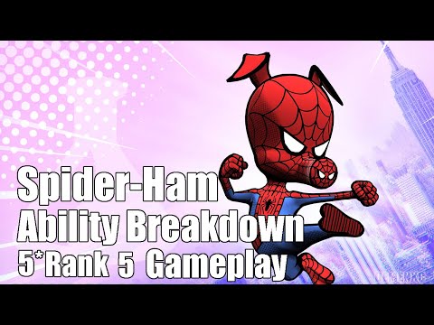 Spider-Ham Ability Breakdown and Know how - 5* rank 5 Gameplay