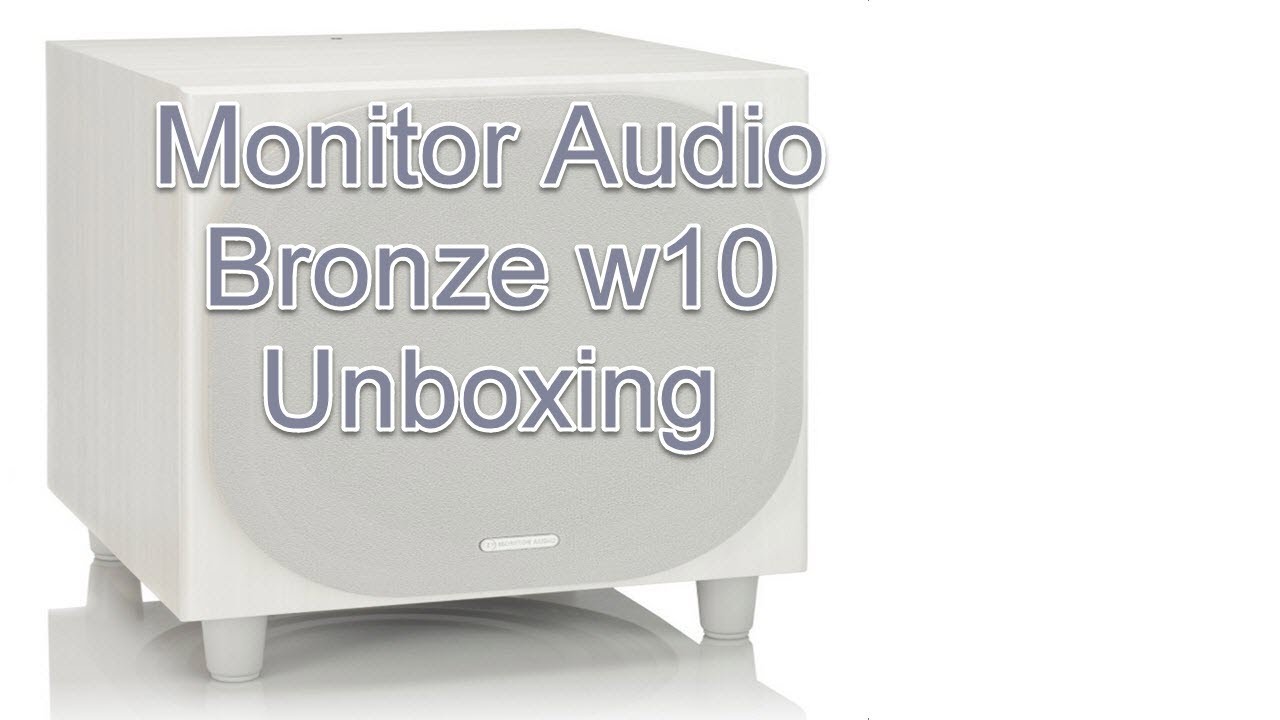 video Loa subwoofer Monitor Audio Bronze W10 chính hãng 0
