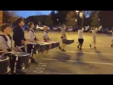 Harrison High School Marching Band 2014- The Golden Age (Battery Cam)