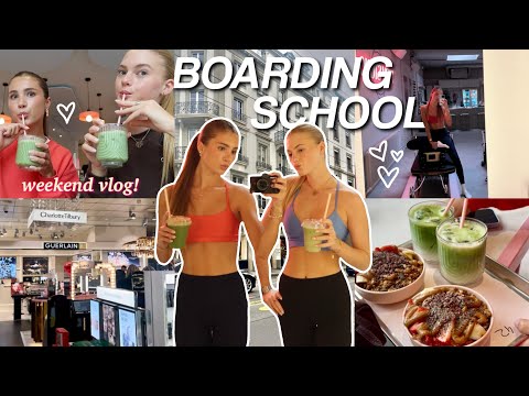 A WEEKEND in my life in BOARDING SCHOOL *productive vlog*