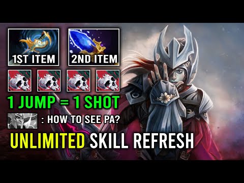 Unlimited Invis From Map 1 Shot Skill Refresh Phantom Assassin Echo Sabre + Aghanim Dota 2