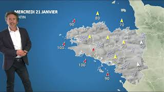 Illustration de l'actualité Bulletin météo pour le mercredi 21 janvier 2026