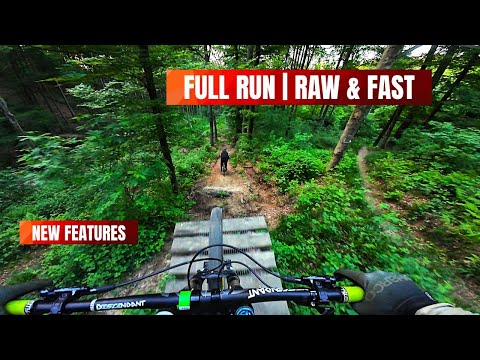 Follow Cam Vollgas! Ungeschnittener Black Trail Run – Bikepark Schienerberg #bike #downhill