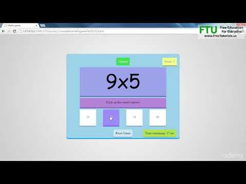 1 Project Introduction Maths Game Html Css Javascript