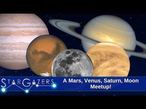 A Mars, Venus, Saturn, Moon Meetup! | January 6 - January 12 | Star Gazers