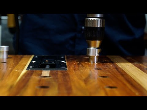UJK Chamfer and Reamer Tool in use