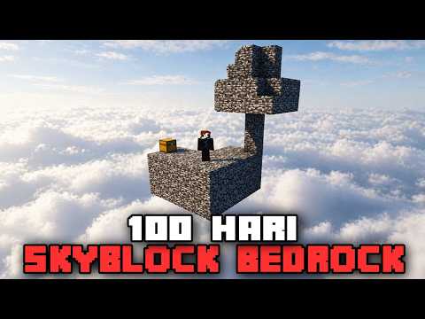 100 Hari Minecraft SKYBLOCK BEDROCK ONLY