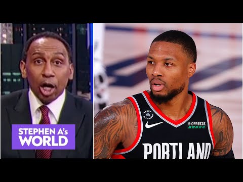 我們是不是瘋了！--斯蒂芬-A.談大梅不是全明星首發｜斯蒂芬-A的世界。 ('Have we lost our damn minds?!' - Stephen A. on Dame not being All-Star starter | Stephen A's World)