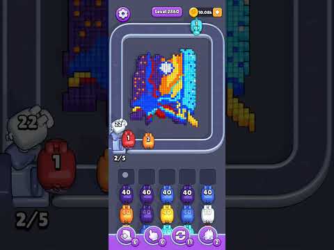 Pixel Flow Level 2860 Walkthrough