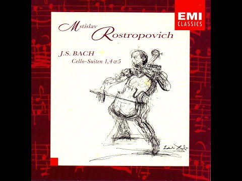Rostropovich   Bach, J  S    Cello Suites 1, 4, & 5 Disc 1