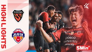 Download lagu [5Min H/L] K LEAGUE 1 R30 Pohang vs Jeju mp3