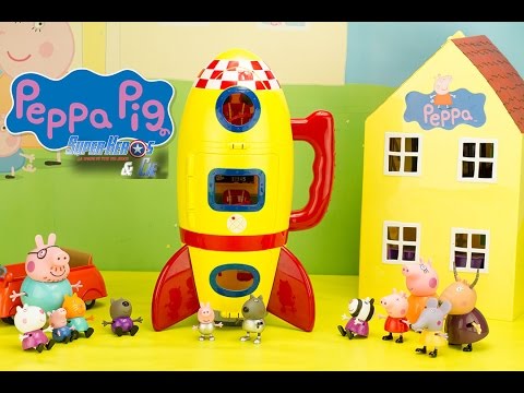 Peppa Pig Fusée Spatiale Peppa's Space Ship Playset Jouet Toy Review Video
