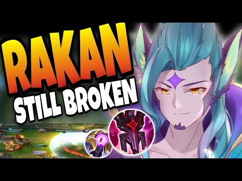 Do this with Rakan now! Semi Tank and AP support is absolutely Broken ( Build and Runes) - WILD RIFT