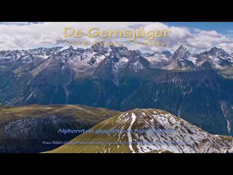De Gemsjäger, Alphornmelodie (Trio) von Ruedi Rymann / Anton Wicky, gespielt von Alex Zehnder