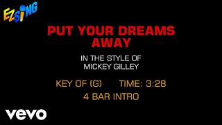 Mickey Gilley - Put Your Dreams Away (Karaoke EZ Sing)