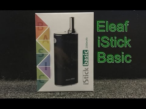 Part of a video titled Eleaf iStick Basic Unboxing & Setup - YouTube