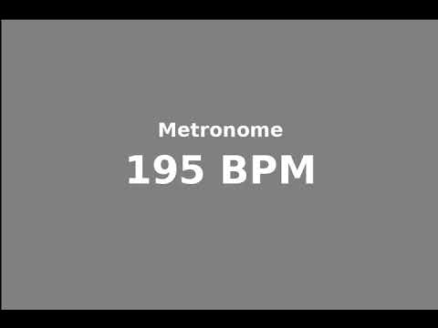 metronome 195 bpm