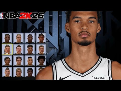 Victor Wembanyama Face Creation NBA 2K26