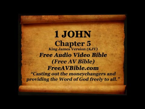 62. 1 John Complete 1-5, King James Version (KJV) Free AV Bible Read Along Bible Narration 2