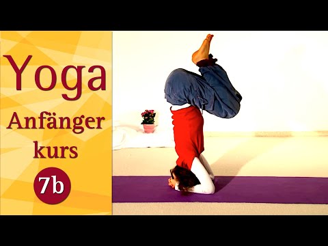 7B Kopfstand leicht gemacht! Aktiviere deine Energiezentren, Chakras! - Yoga Vidya Anfängerkurs