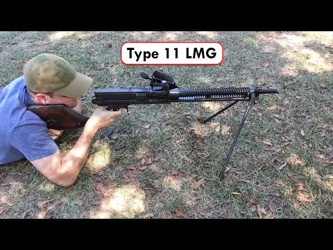 Shooting a Japanese Type 11 LMG at 240 frames per second!