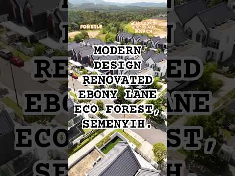 RENOVATED END LOT HYPERLINK GARDEN HOME, EBONY LANE ECO FOREST, SEMENYIH . video