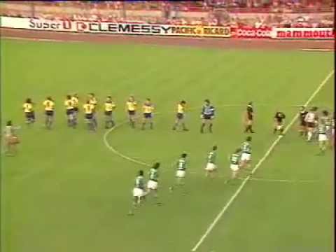 Sochaux 3-3 ASSE - 1re journée de D1 1986-1987