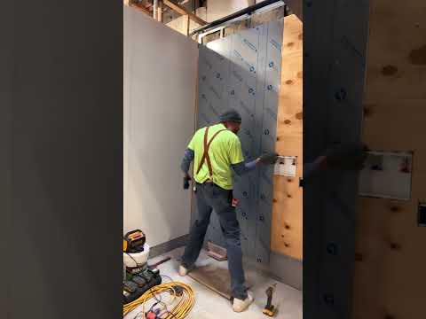 Installing stainless steel in commercial kitchen