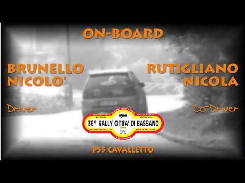OBC BRUNELLO   RUTIGLIANO 36° RALLY CITTA' DI BASSANO 2019 PS5 CAVALLETTO
