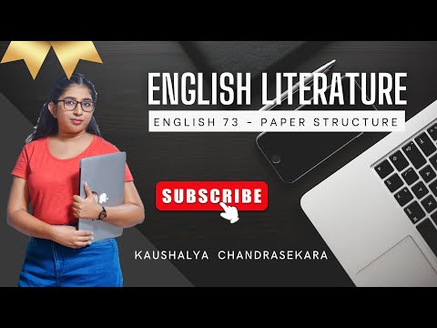 English 73 - AL English Literature - Paper Structure  #englishliterature #advancedlevel #structure